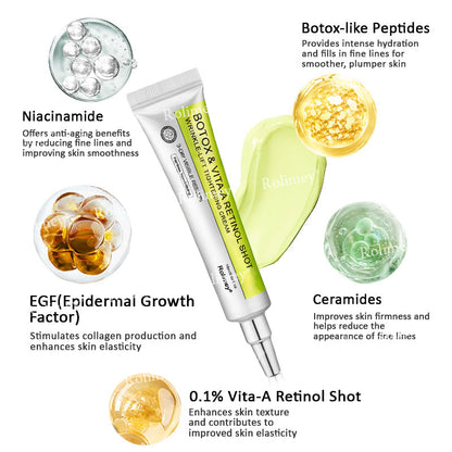 Rolimey® Botox & Vita-A Retinol Shot Wrinkle-Lift Tightening cream - Last Day Promotion 70% OFF