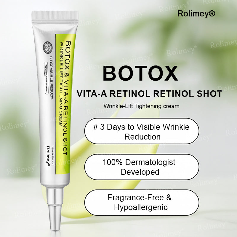 Rolimey® Botox & Vita-A Retinol Shot Wrinkle-Lift Tightening cream - Last Day Promotion 70% OFF