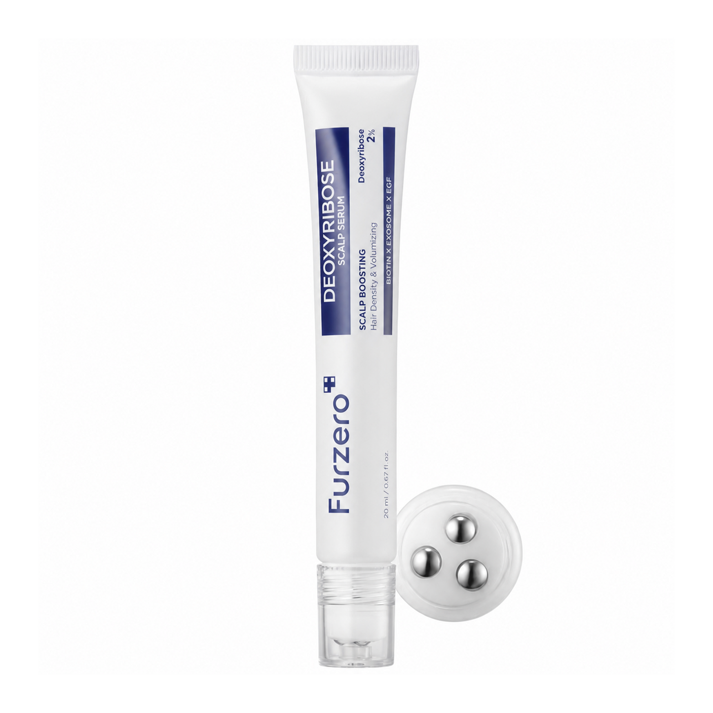 Deoxyribose Roll‑On Scalp Serum | Scalp Strengthening Treatment for Fuller‑Looking Hair | With Rosemary, EGF and Caffeine for Fine & Thinning Hair