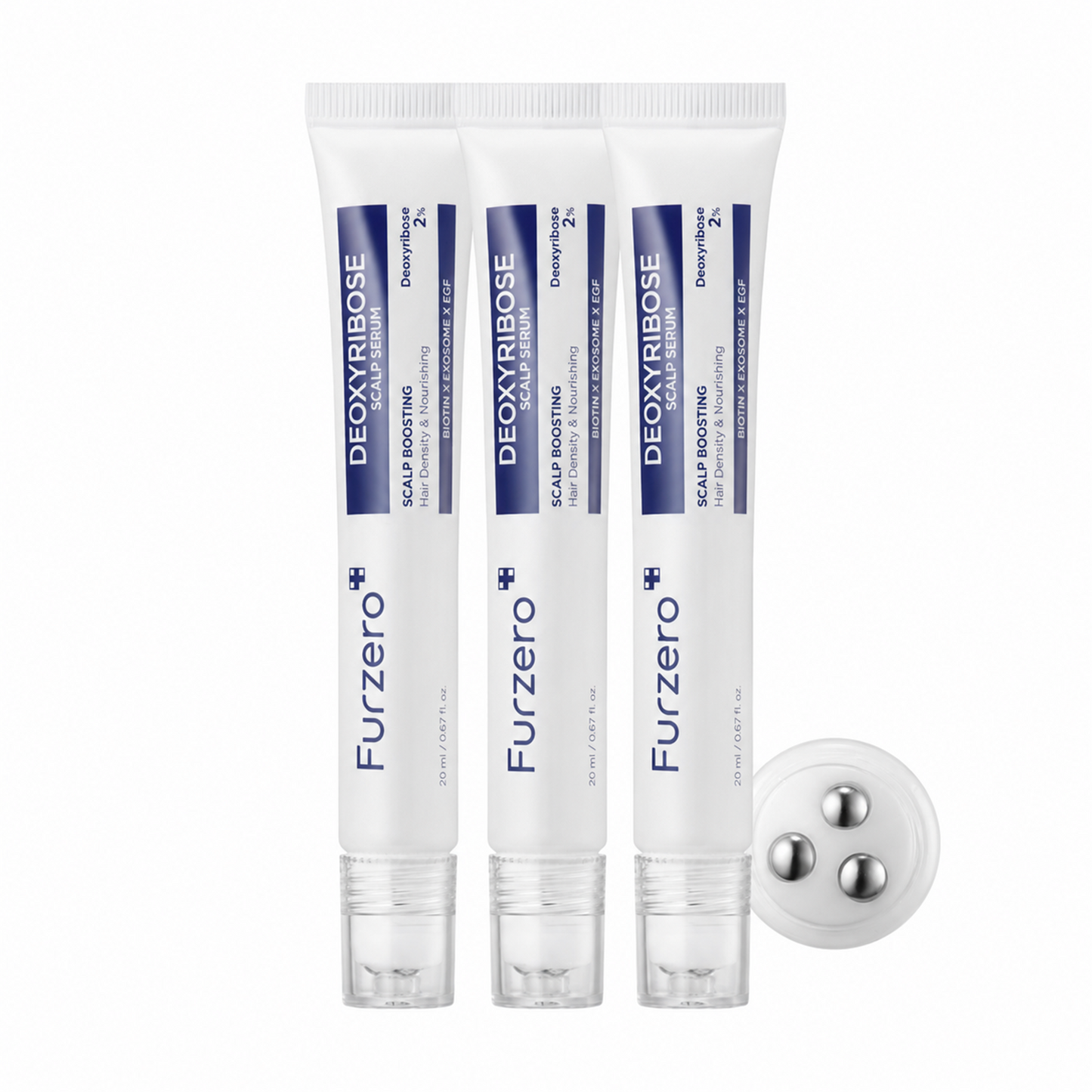 Deoxyribose Roll‑On Scalp Serum | Scalp Strengthening Treatment for Fuller‑Looking Hair | With Rosemary, EGF and Caffeine for Fine & Thinning Hair