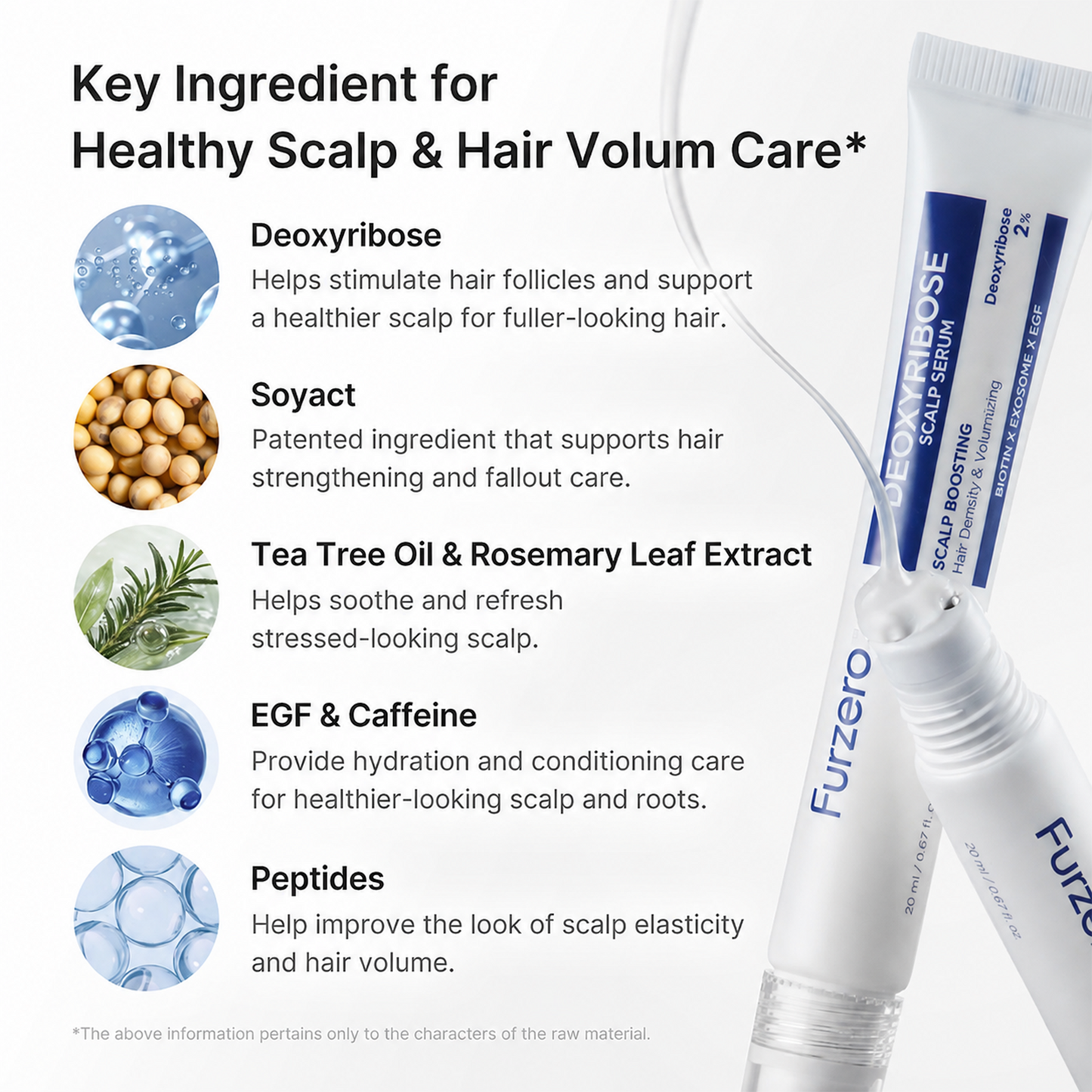 Deoxyribose Roll‑On Scalp Serum | Scalp Strengthening Treatment for Fuller‑Looking Hair | With Rosemary, EGF and Caffeine for Fine & Thinning Hair