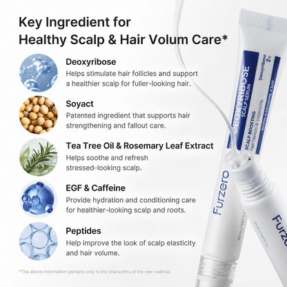 Deoxyribose Roll‑On Scalp Serum | Scalp Strengthening Treatment for Fuller‑Looking Hair | With Rosemary, EGF and Caffeine for Fine & Thinning Hair