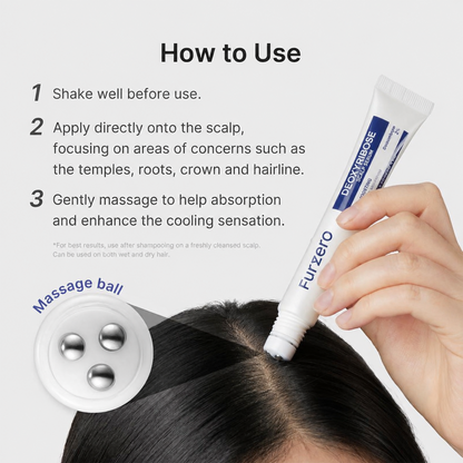 Deoxyribose Roll‑On Scalp Serum | Scalp Strengthening Treatment for Fuller‑Looking Hair | With Rosemary, EGF and Caffeine for Fine & Thinning Hair